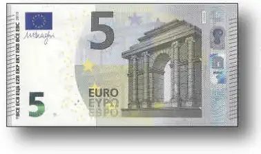 Image of Euro Note or Coin